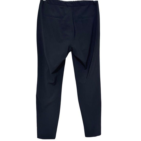 M.M.LaFleur Foster Pant‎ Black Straight Leg Elastic Waist Size 14 - Picture 2 of 10